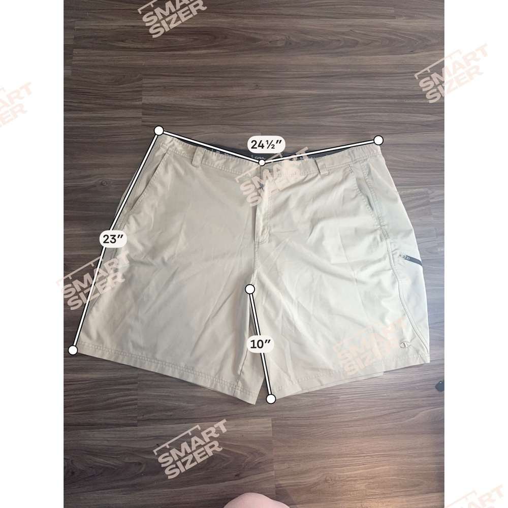Champion Khaki Performance Shorts Men’s 4XL Lightweight Beige Athletic Shorts - Picture 2 of 14
